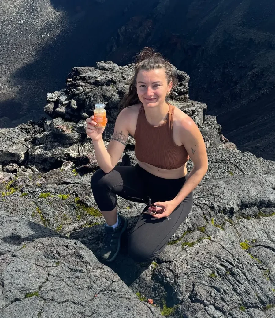 randonneuse avec les compléments alimentaires crunchies énergie